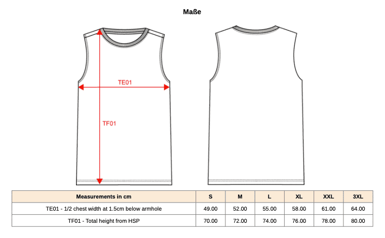 Umweltfreundliches T-Shirt ohne Ärmel für Herren