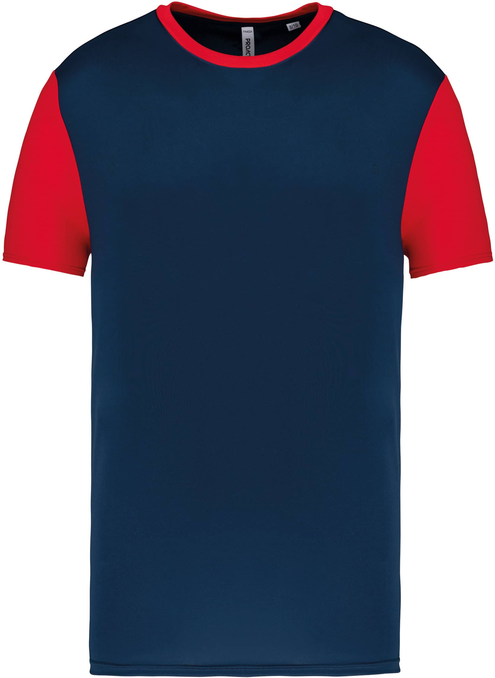 Zweifarbiges Kurzarmtrikot für Kinder