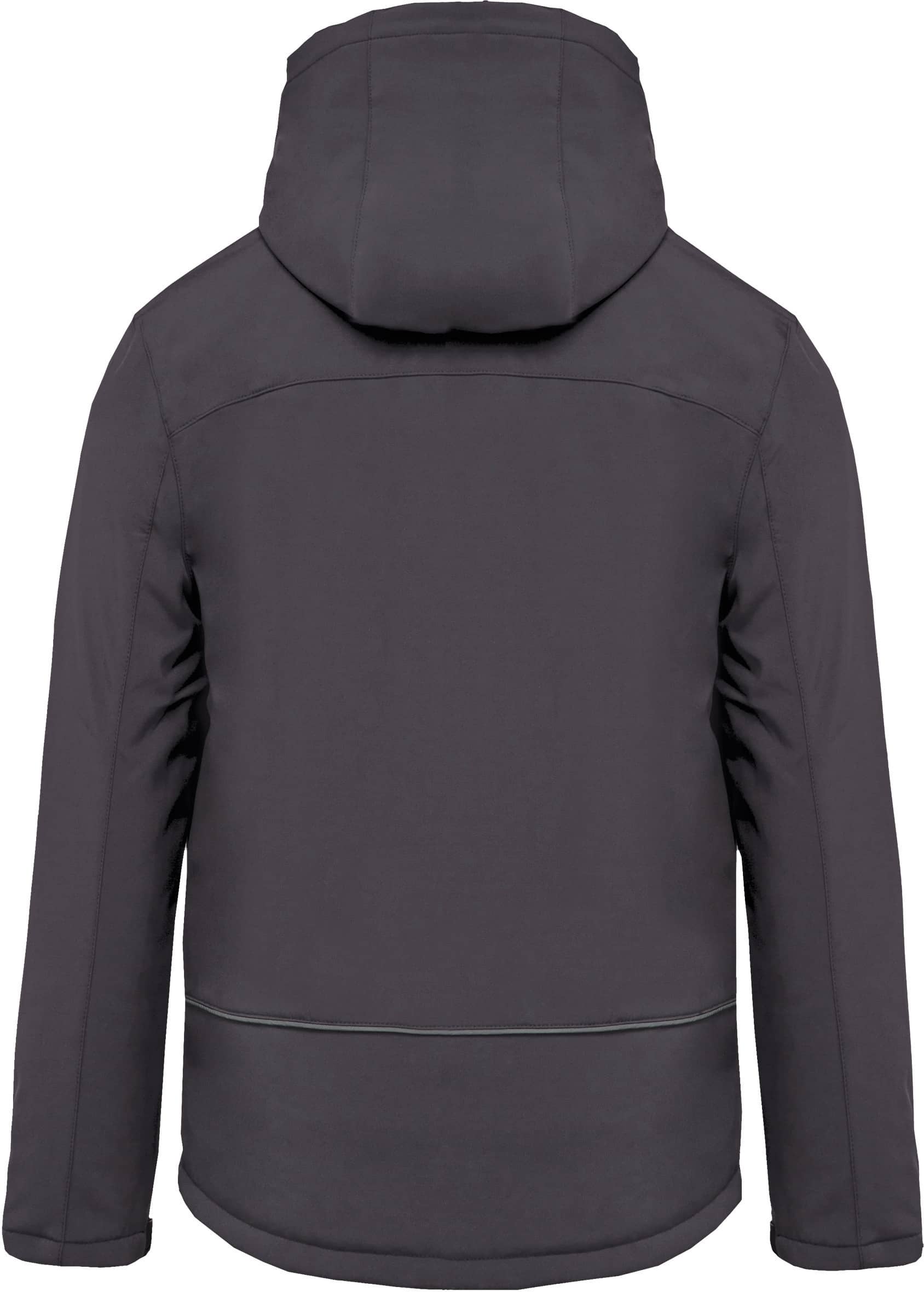 Herrenparka Softshell wattiert mit Kapuze