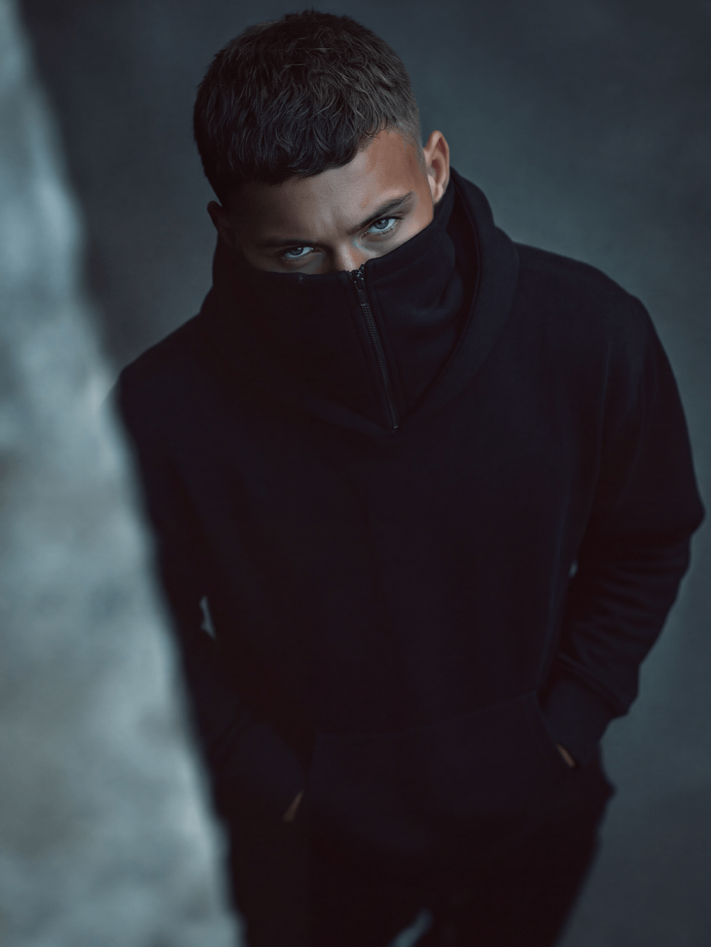 Super High Neck Hoodie