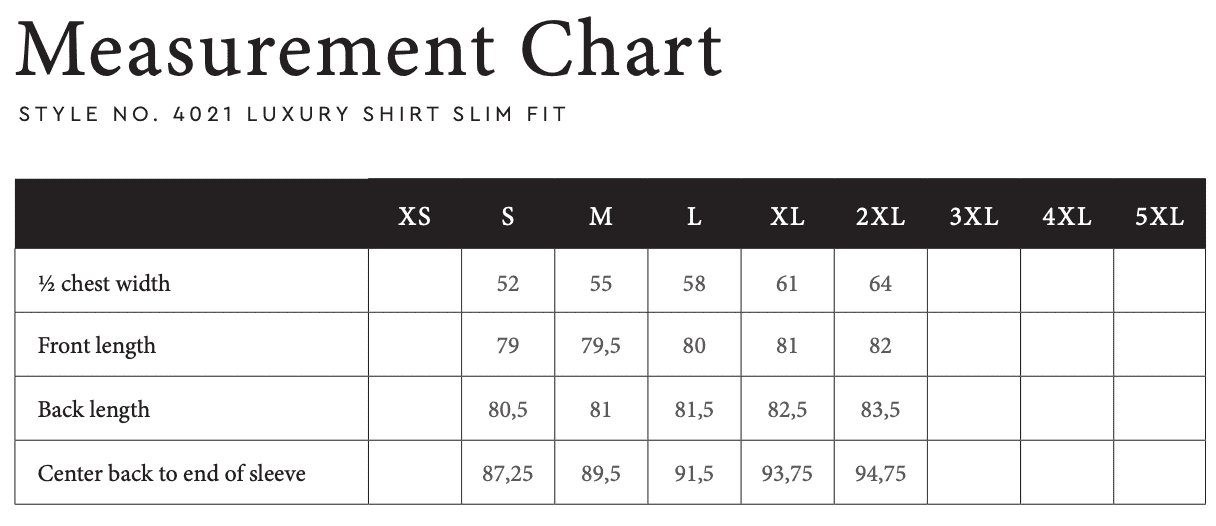 Luxury Shirt Slim Fit