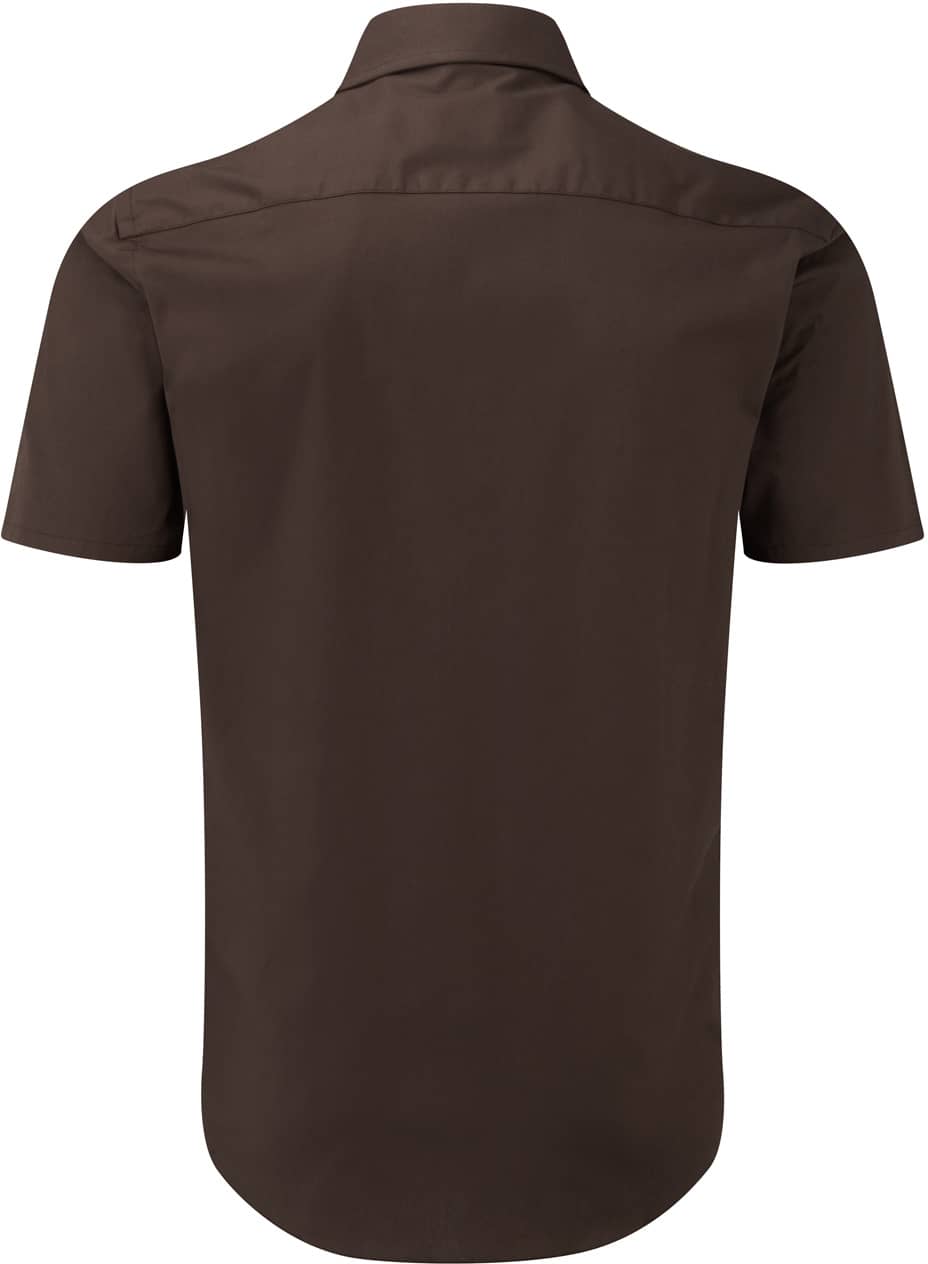 Men's Short Sleeve Fitted Stretch Shirt