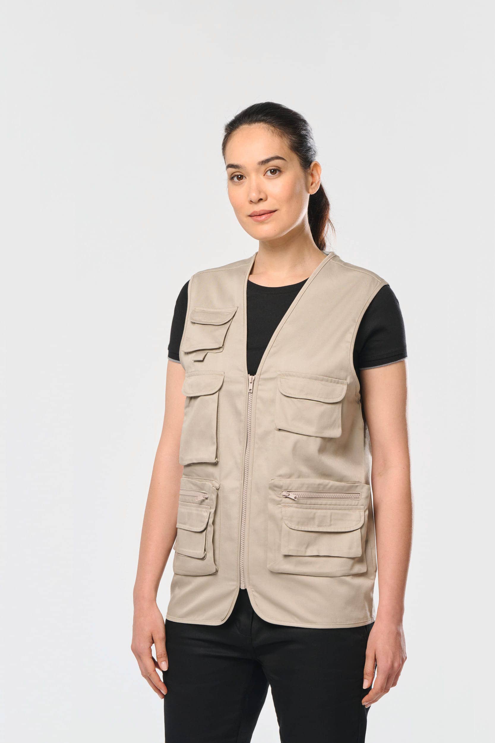 Gefütterte Unisex-Weste aus  Baumwollpolyester 609