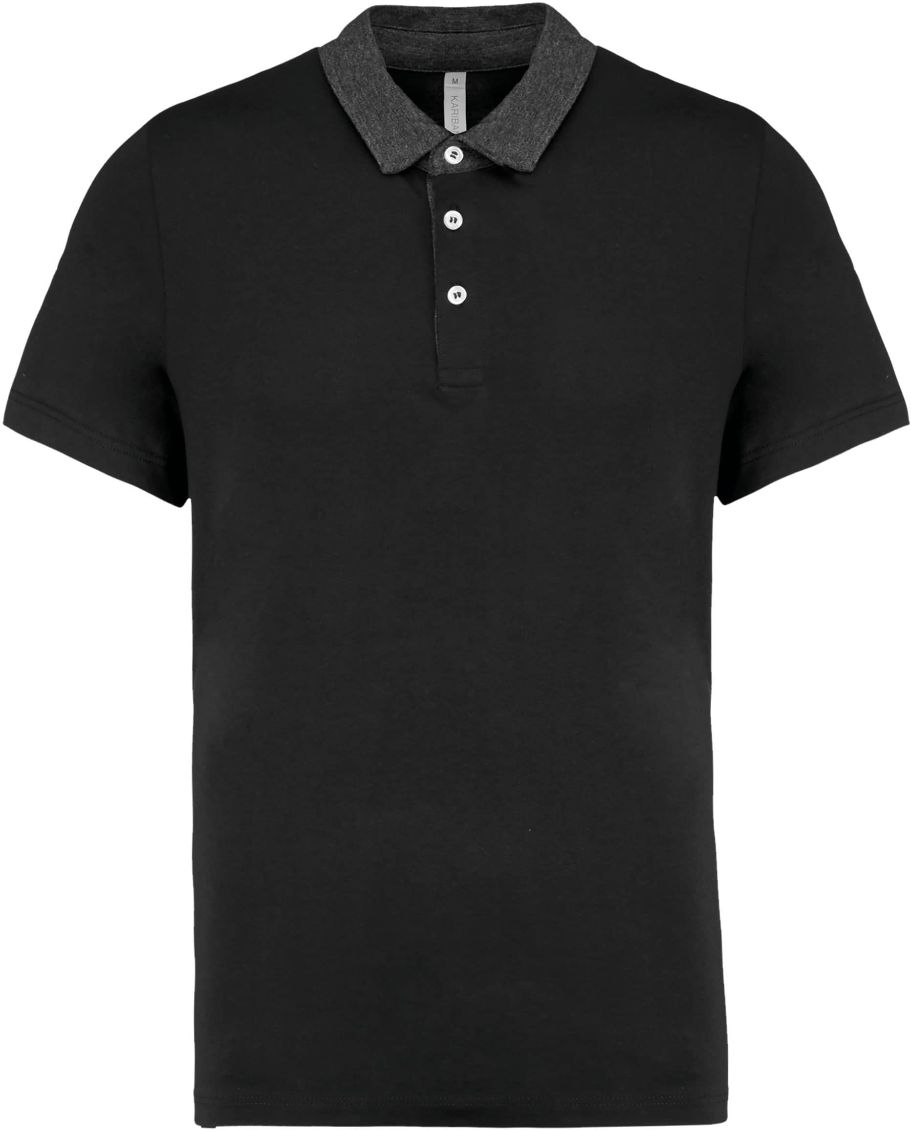 Zweifarbiges Jersey-Polohemd für Herren