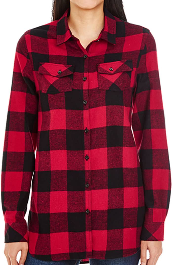 Ladies´ Woven Plaid Flannel Shirt