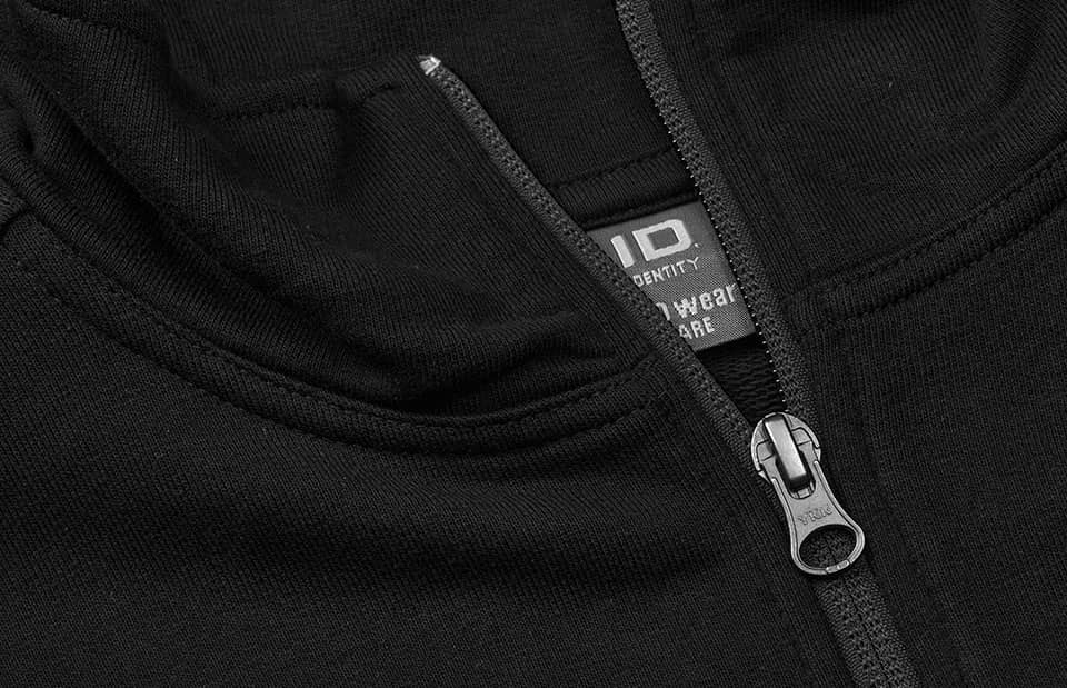 Ungebürsteter PRO Wear CARE Cardigan mit ¼ Zip