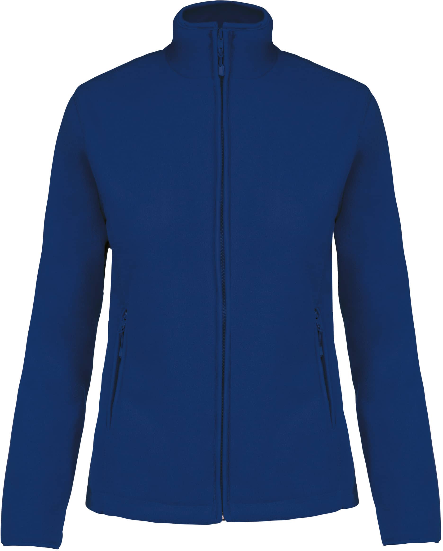 Mikrofleece-Jacke mit Reißverschluss für Damen