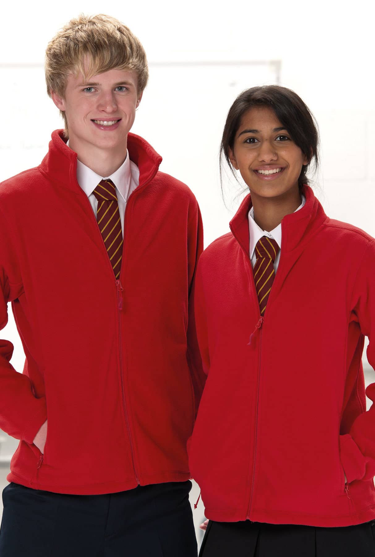 Kids Full Zip Outdoor Fleece