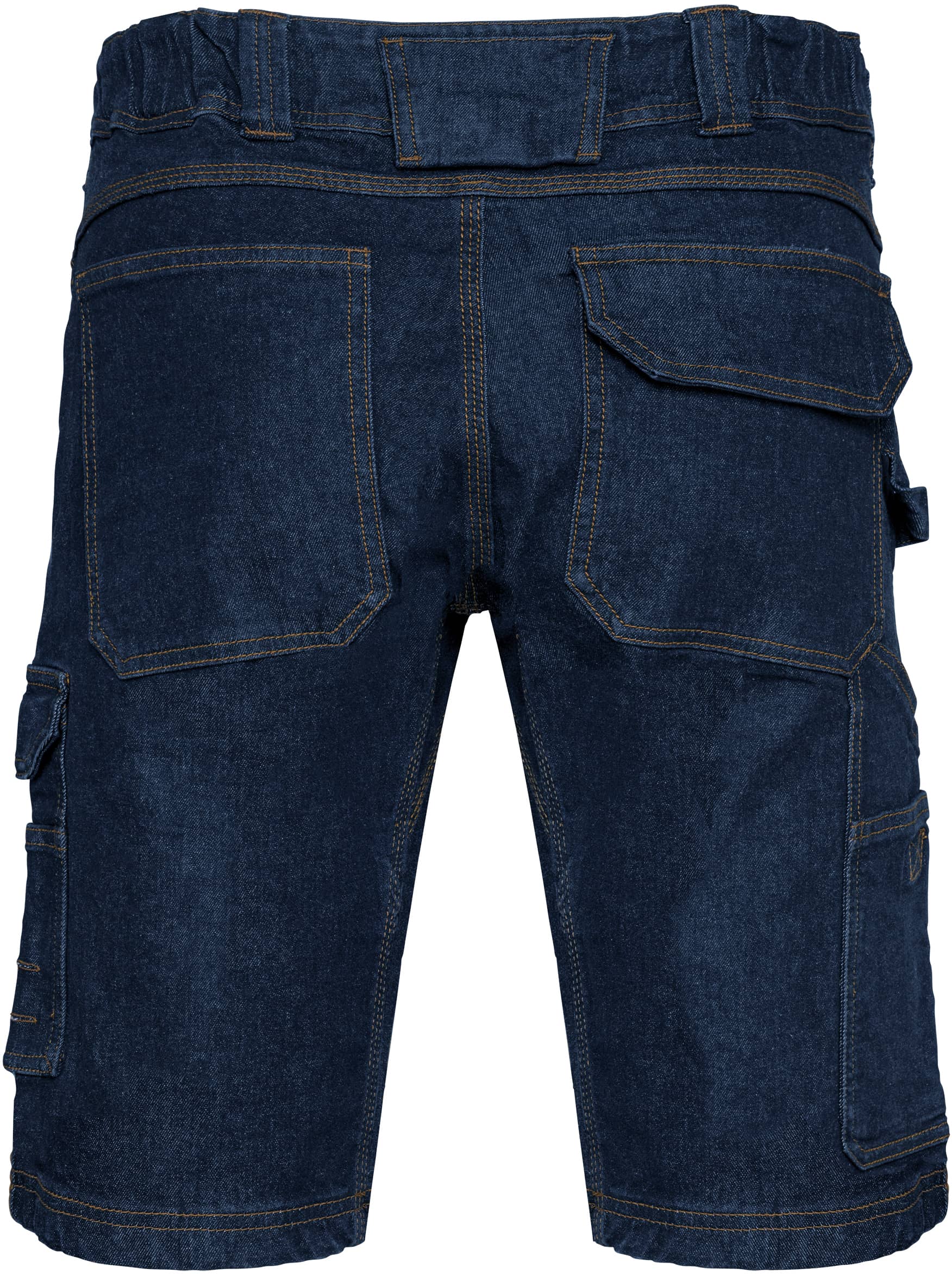 Denim-Bermuda-Shorts mit mehreren Taschen für Herren