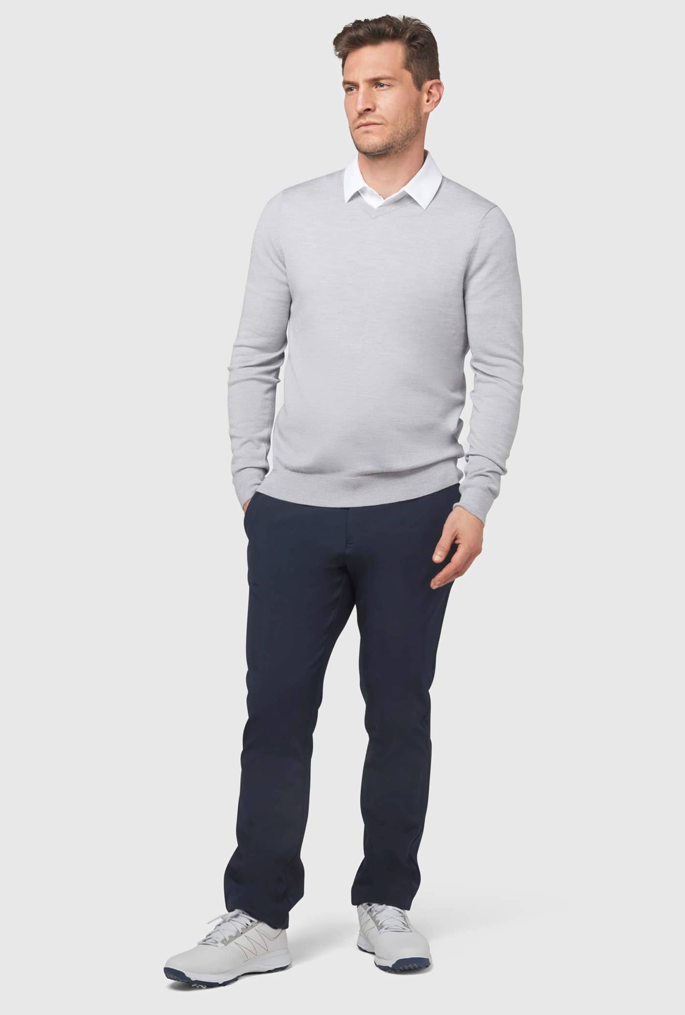 Men´s V-Neck Merino Sweater