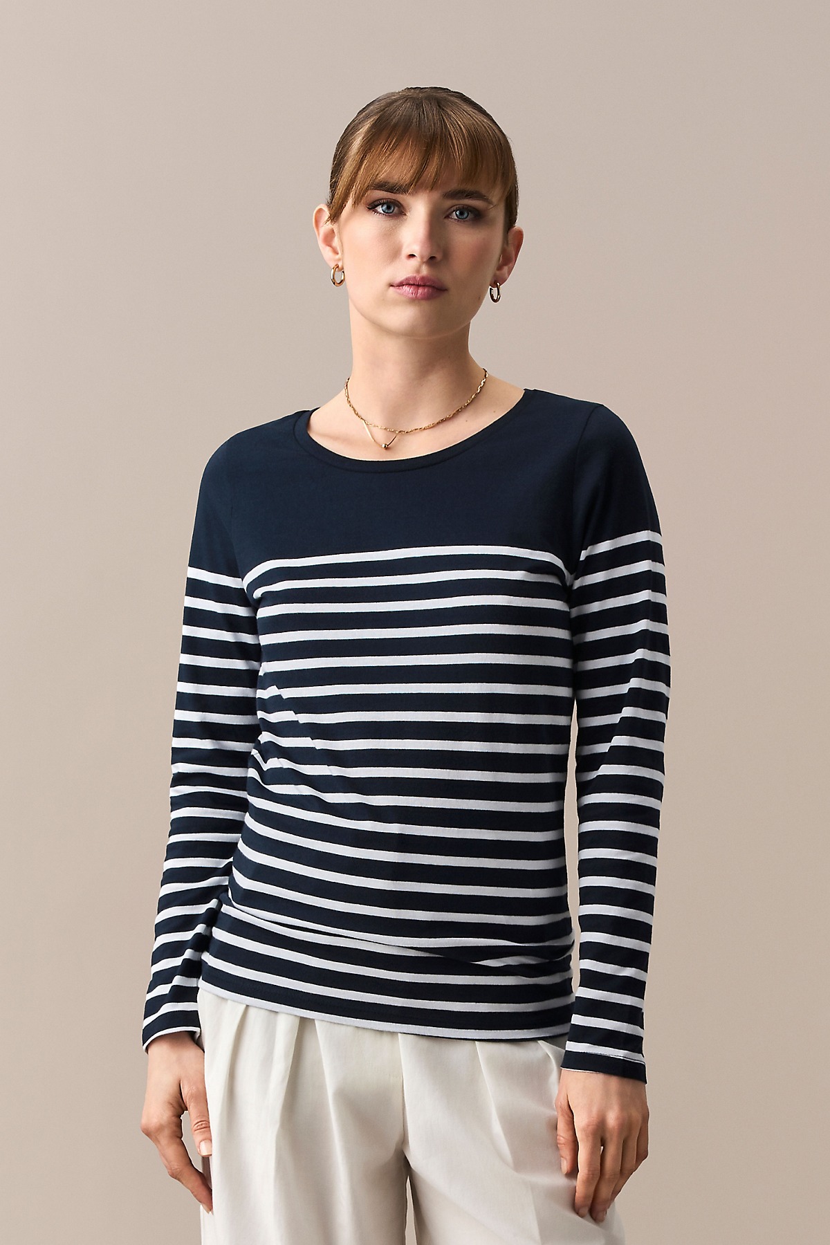 Women´s Long Sleeve Striped T-Shirt Matelot
