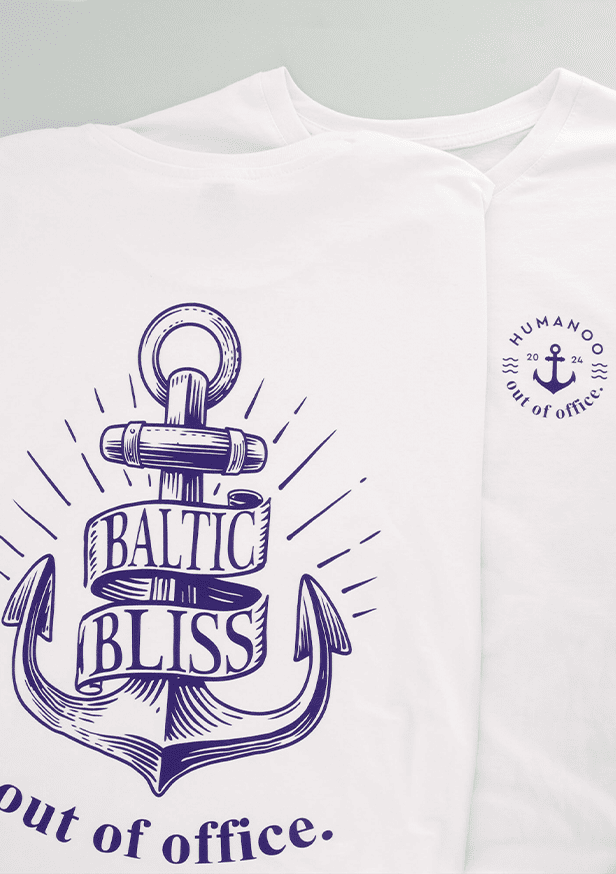 Bedruckte T-Shirts für Referenzkunde Baltic Bliss