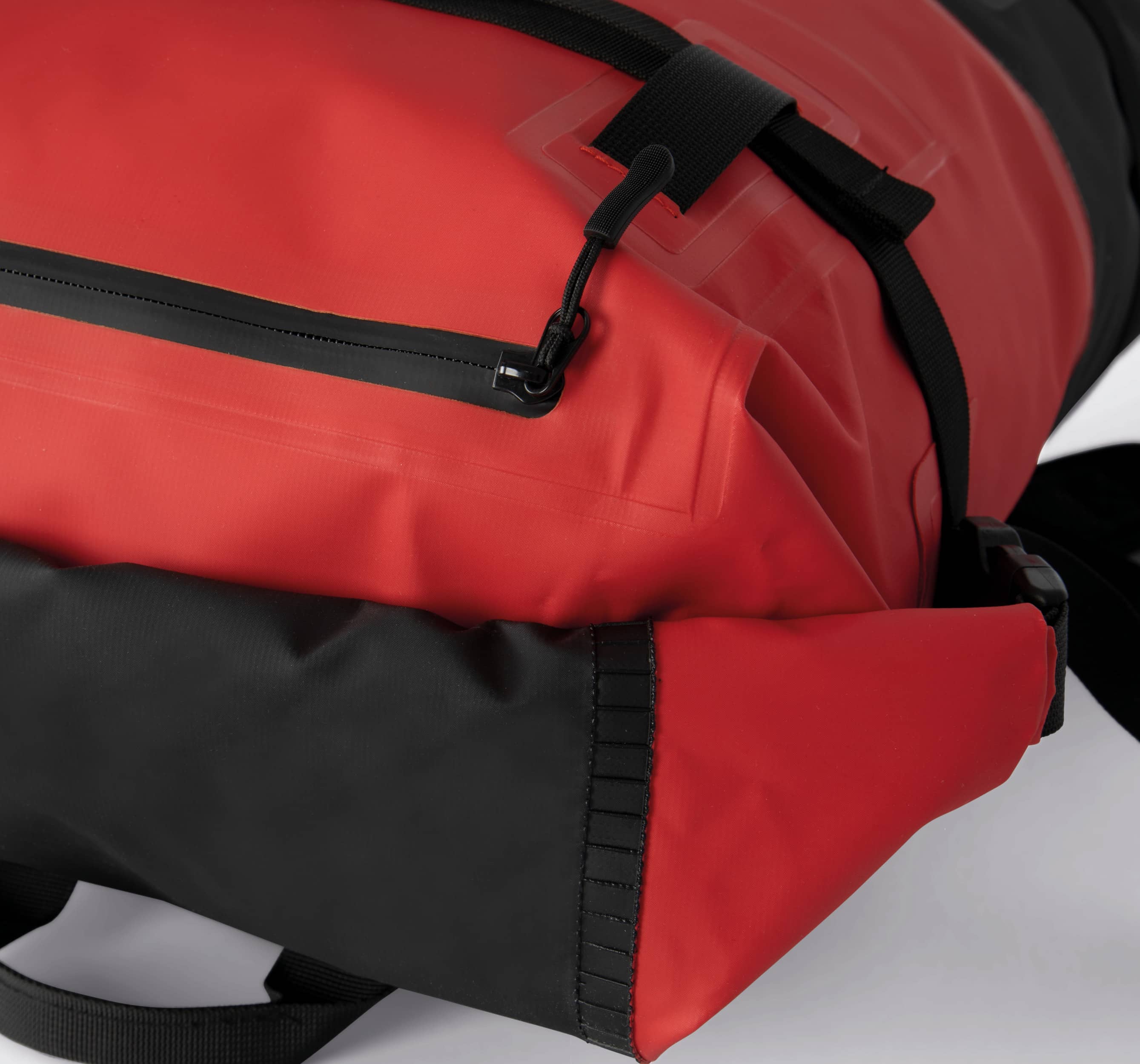Wasserdichter Rucksack mit Kompressionsriemen