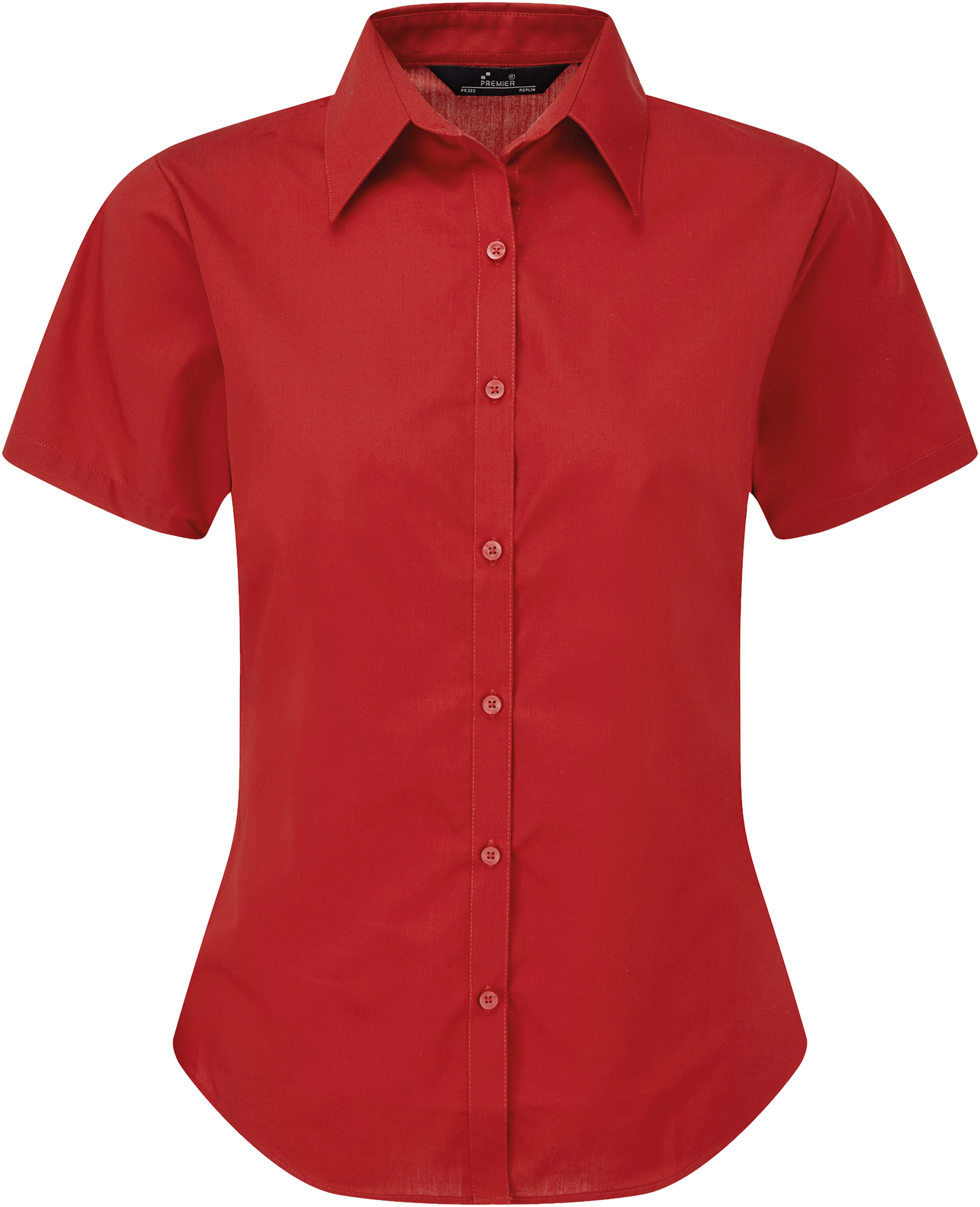 Women´s Poplin Short Sleeve Blouse