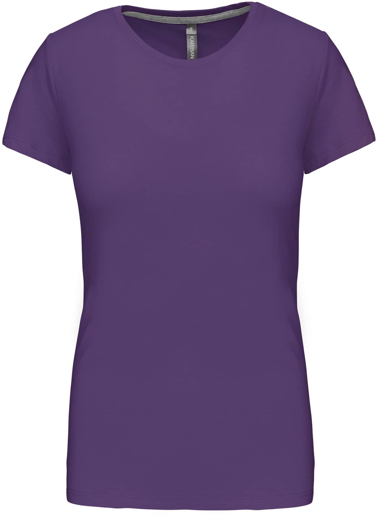 Ladies` Short-Sleeved Crew Neck T-Shirt