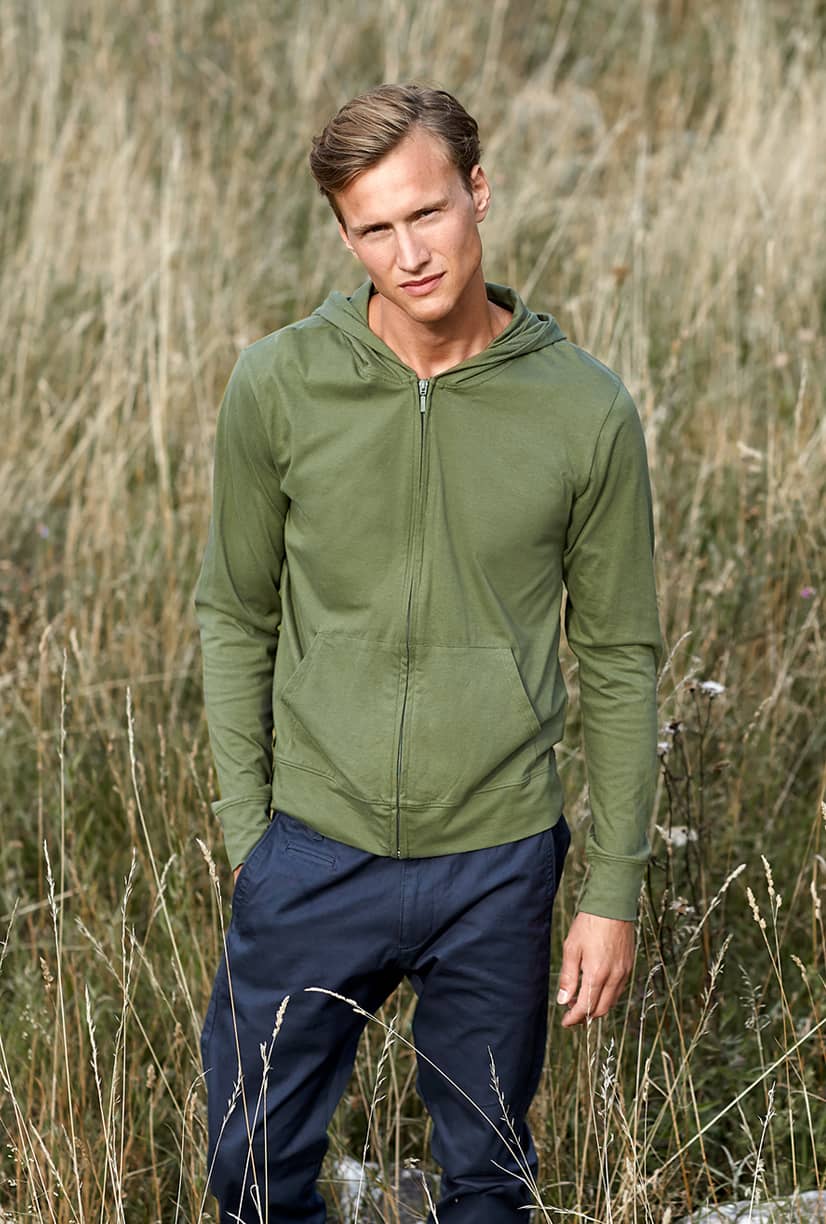 Unisex Jersey Hoodie With Zip