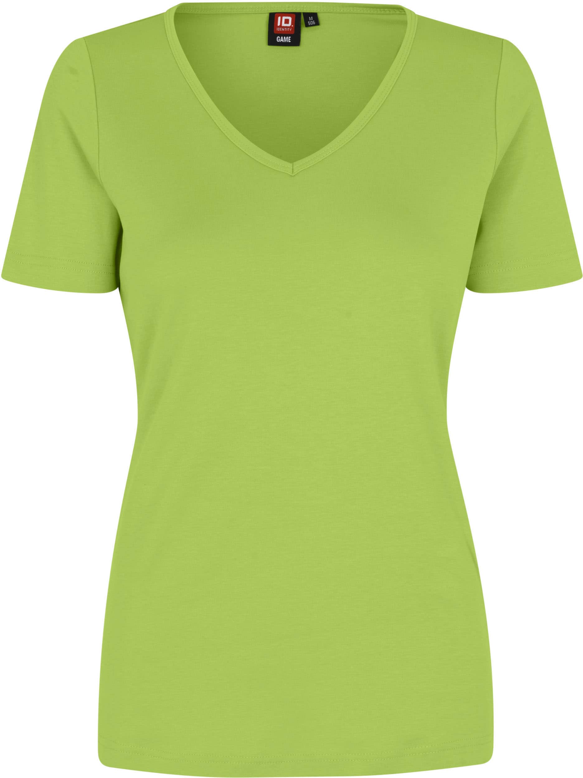 Interlock T-Shirt mit V-Ausschnitt