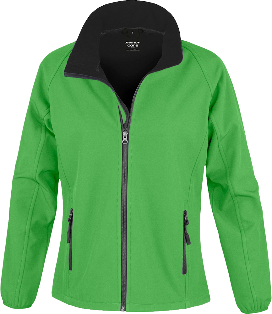 Women´s Printable Softshell Jacket with Recycled Fleece Inner