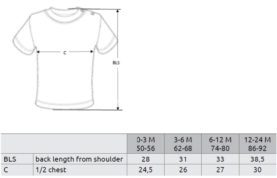 Bio Short Sleeve Baby T-Shirt