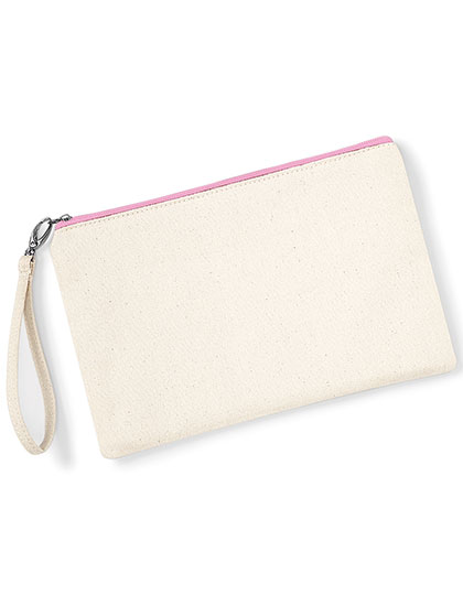 Canvas Wristlet Pouch