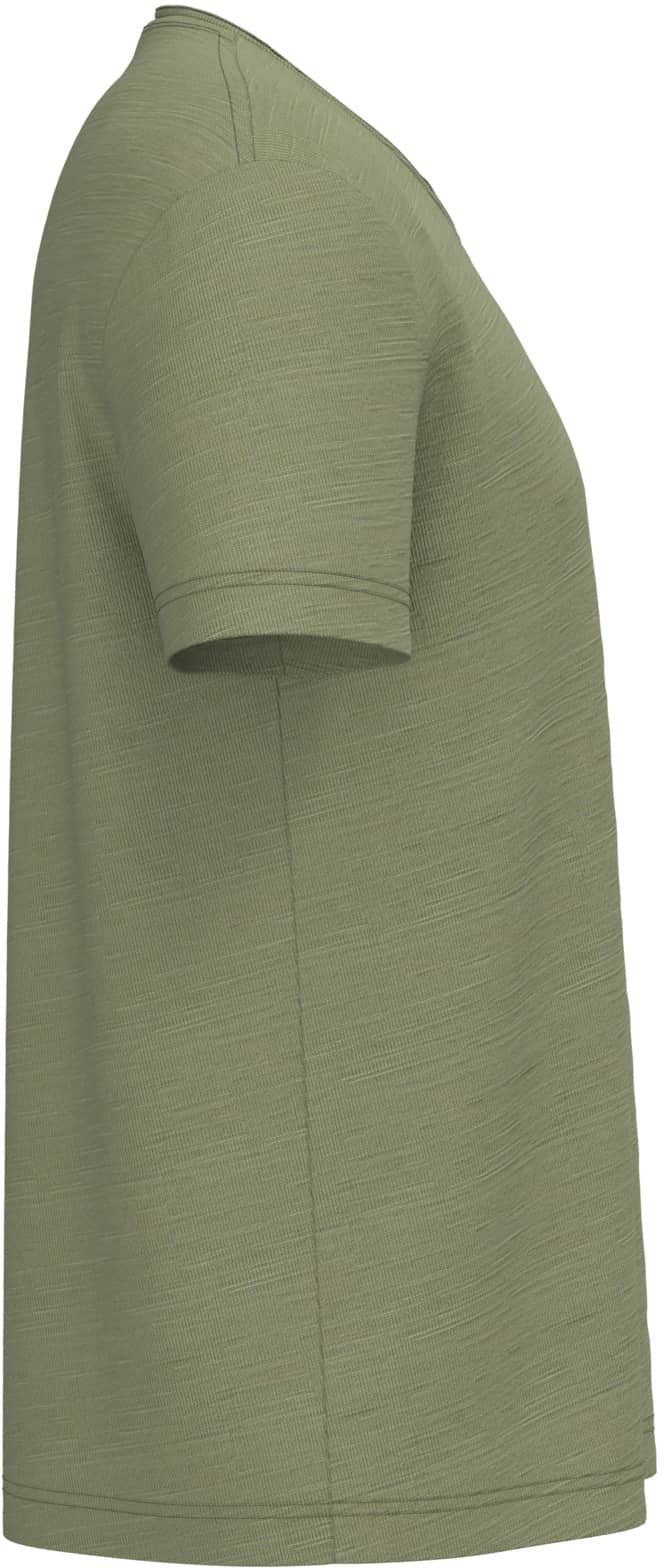 Umweltfreundliches T-Shirt mit Slubkragen und überschnittenen Schultern für Herren