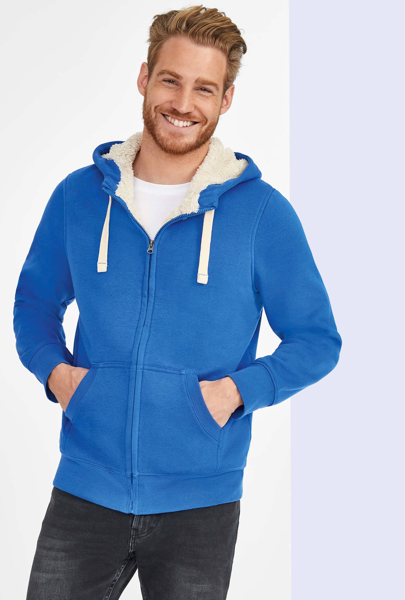 Unisex Zipped Jacket Sherpa