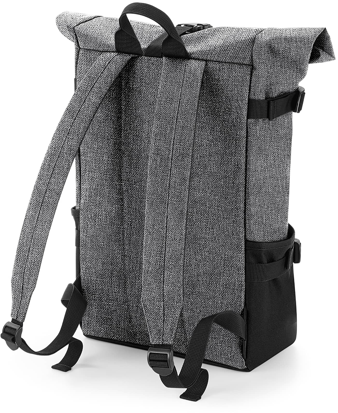 Block Roll-Top Backpack
