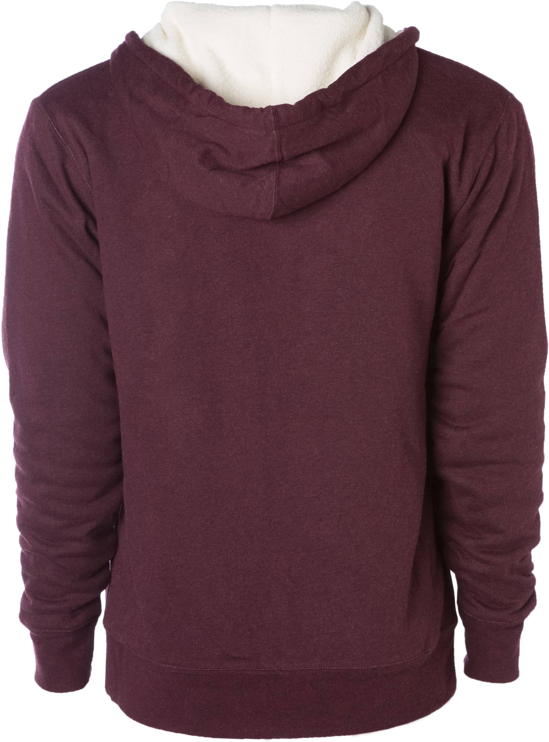 Unisex Sherpa Lined Zip Hooded Jacket