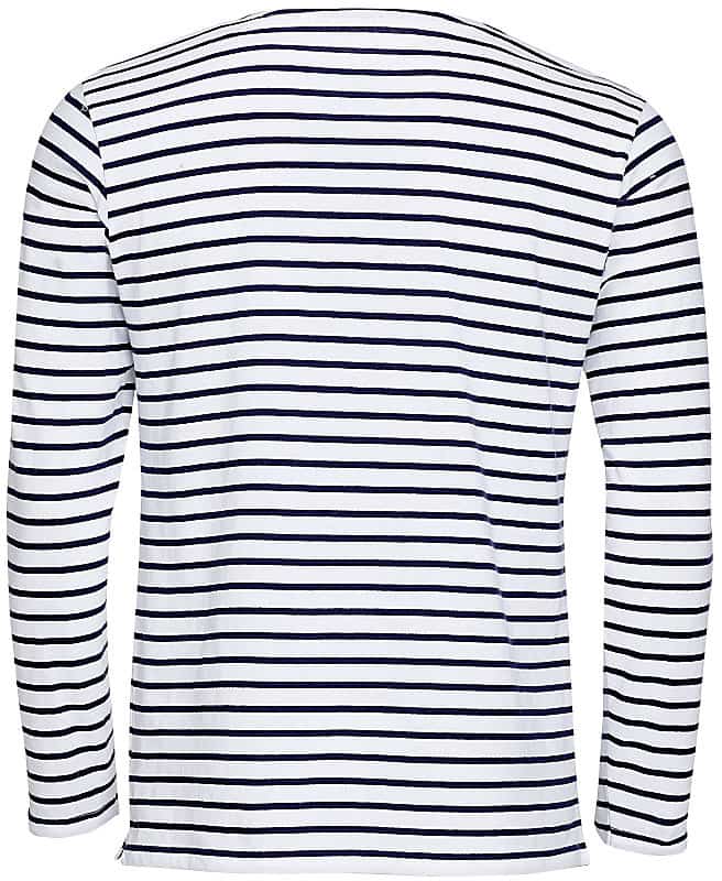 Men´s Long Sleeve Striped T-Shirt Marine