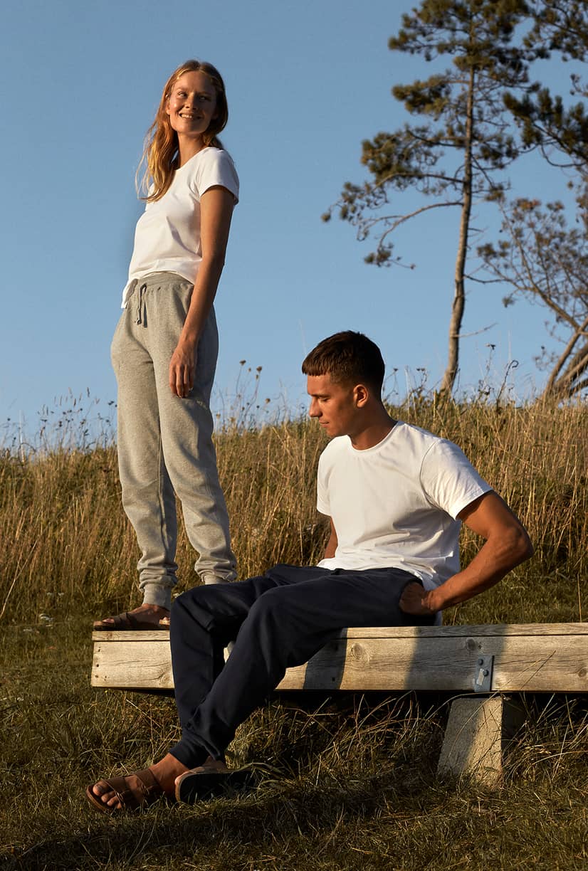 Sweatpants With Cuff And Zip Pocket