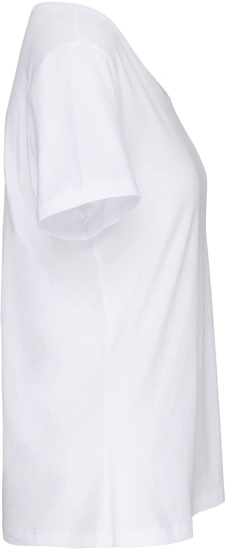 Bio-T-Shirt für Damen mit kurzen Ärmeln und ungesäumtem Halsausschnitt