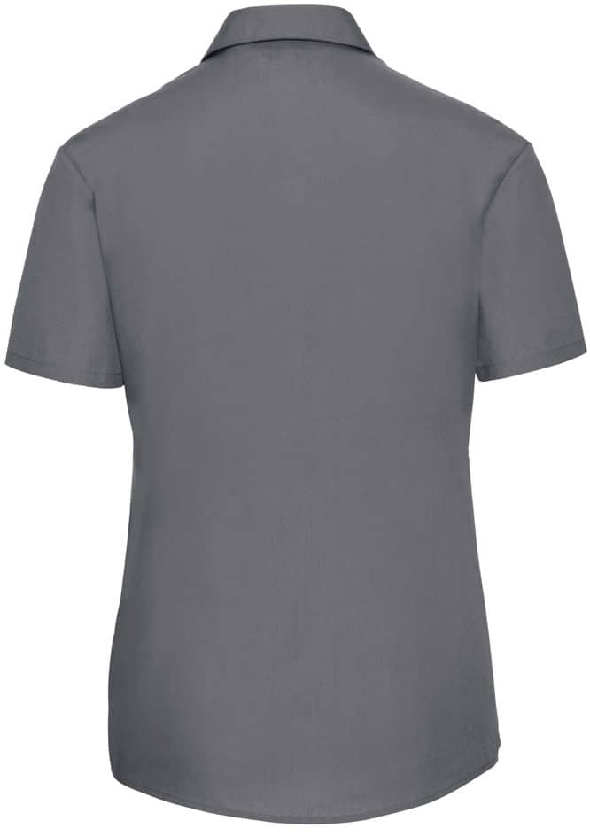 Ladies' Short Sleeve Classic Polycotton Poplin Shirt