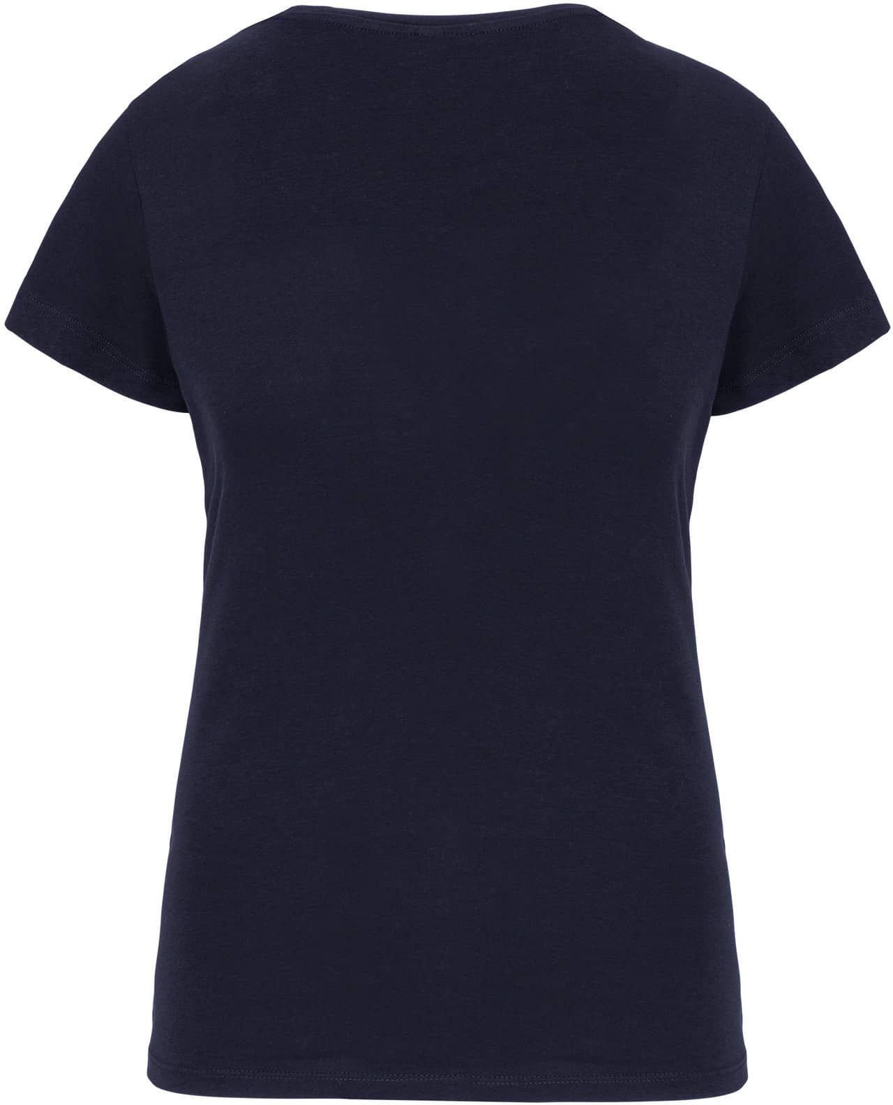 Kurzarm-Damen-T-Shirt mit V-Ausschnitt