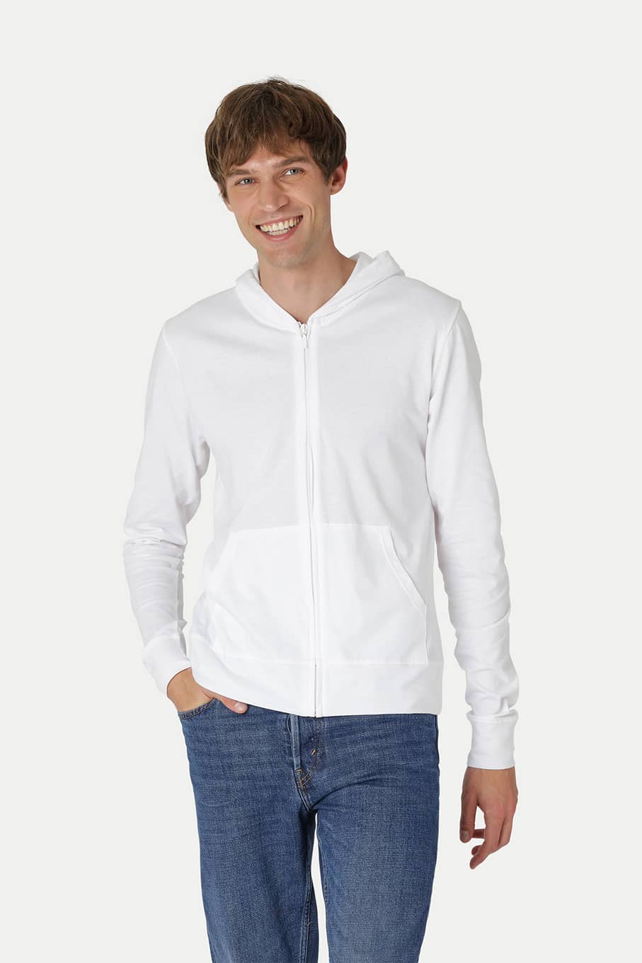Unisex Jersey Hoodie With Zip