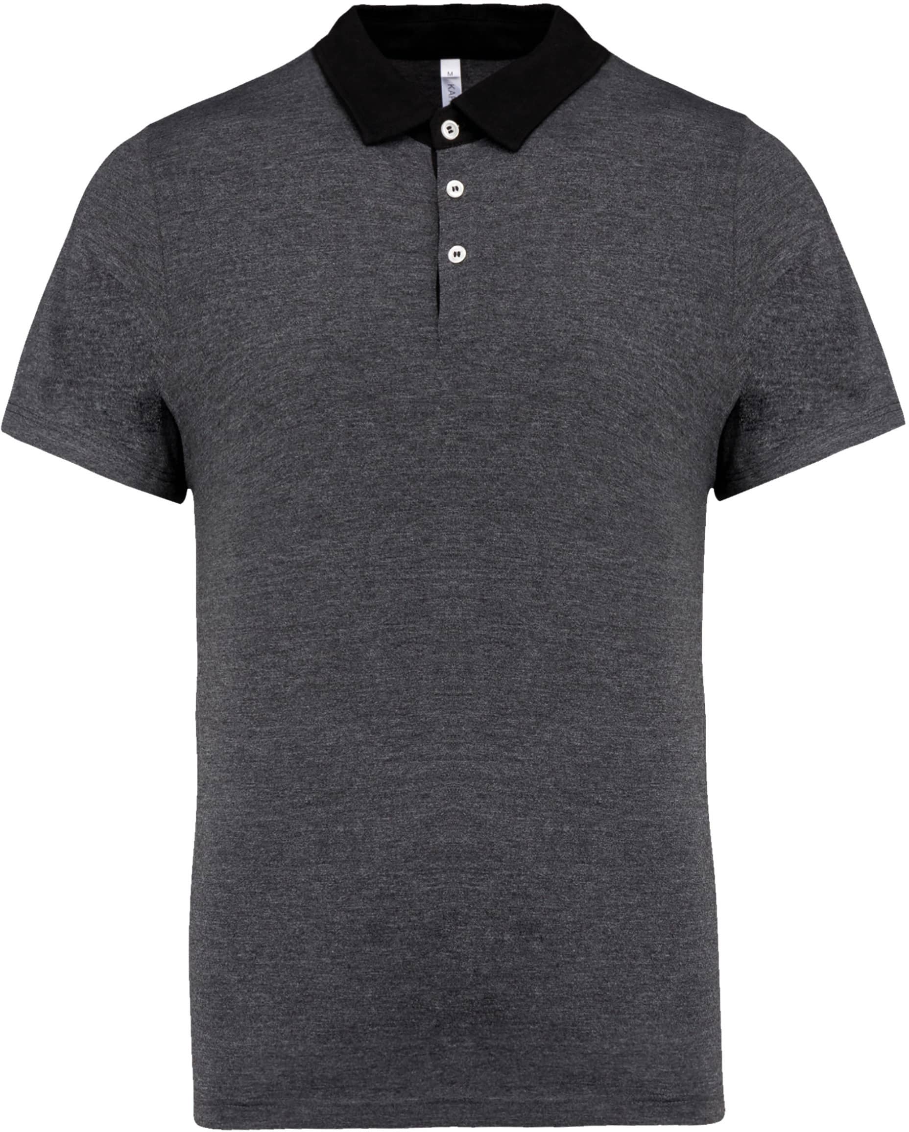 Zweifarbiges Jersey-Polohemd für Herren