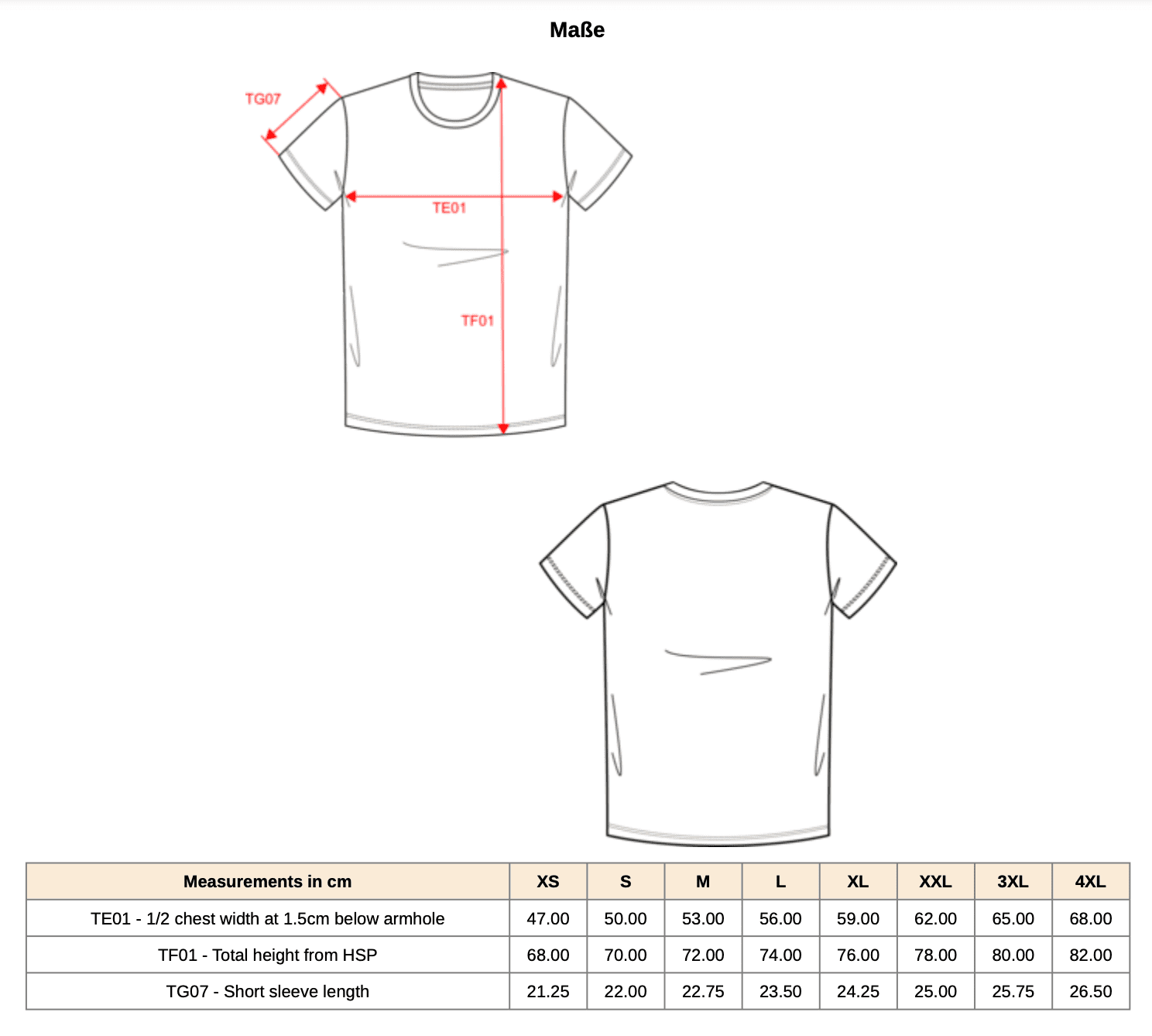 Kurzarm-T-Shirt mit Rundhalsausschnitt, Unisex