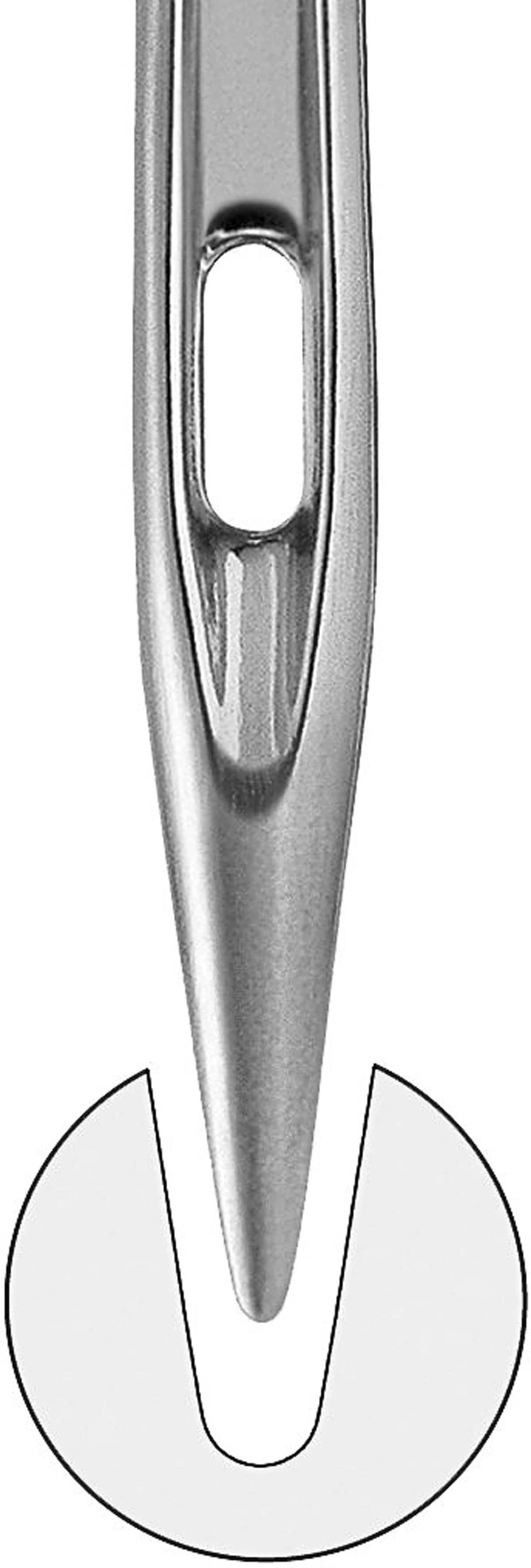 Nadeln 70er mit halbrunder Spitze (100 Stück)