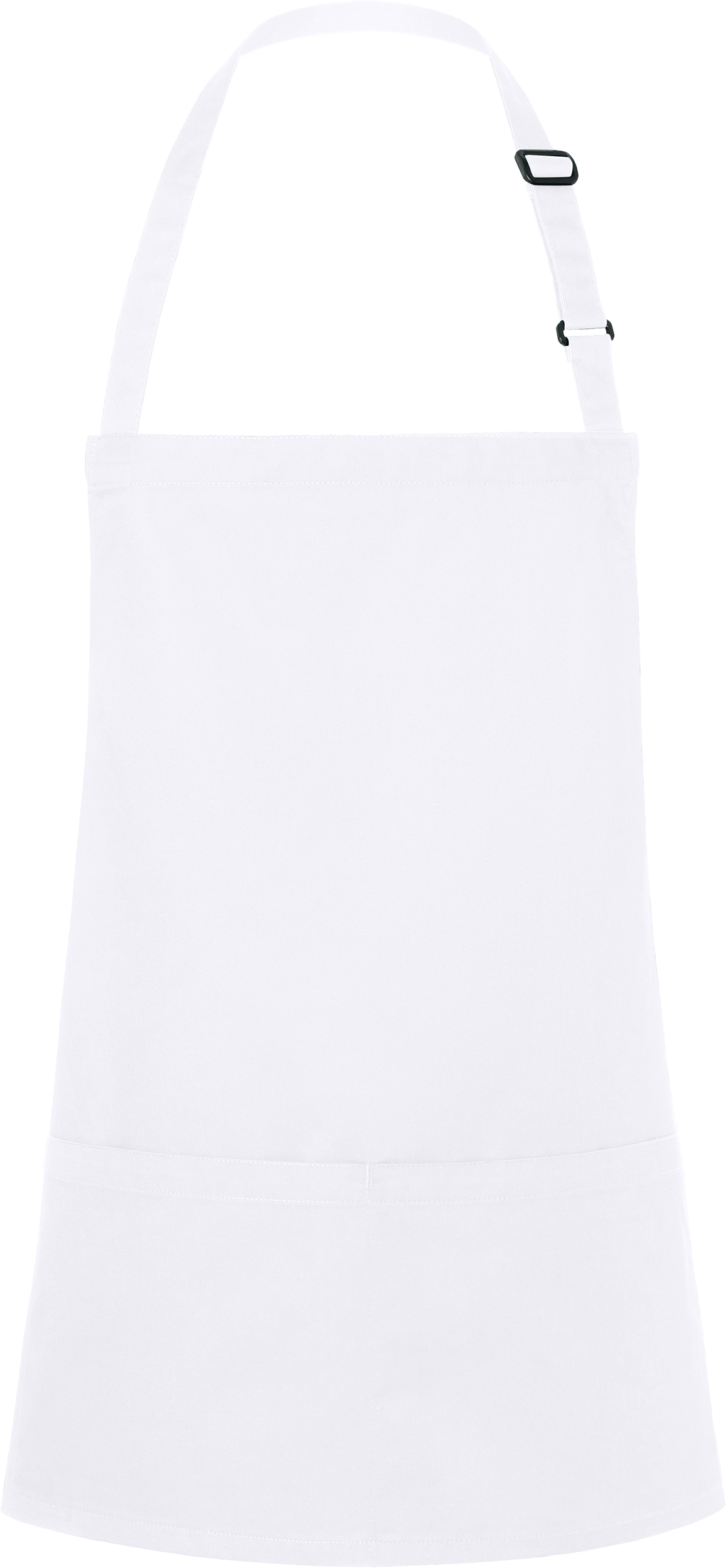 Kurze Latzschürze Basic mit Schnalle und Tasche
