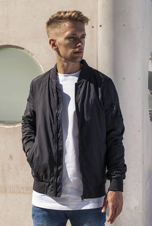 Nylon Bomber Jacket