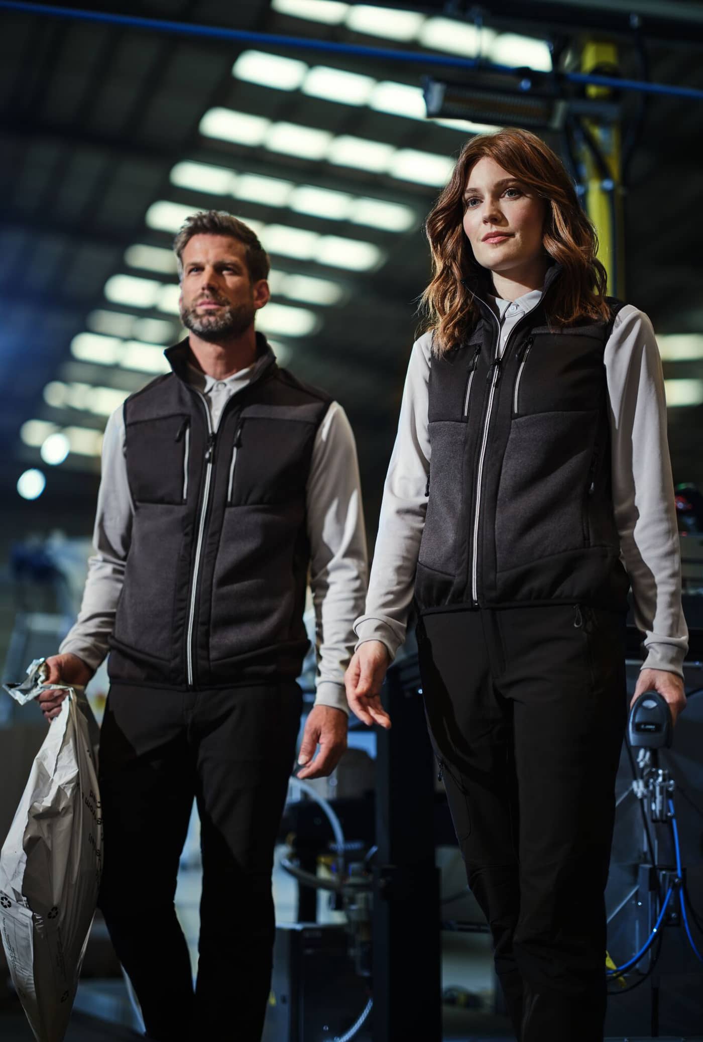 E-volve Unisex Knit Effect Stretch Bodywarmer
