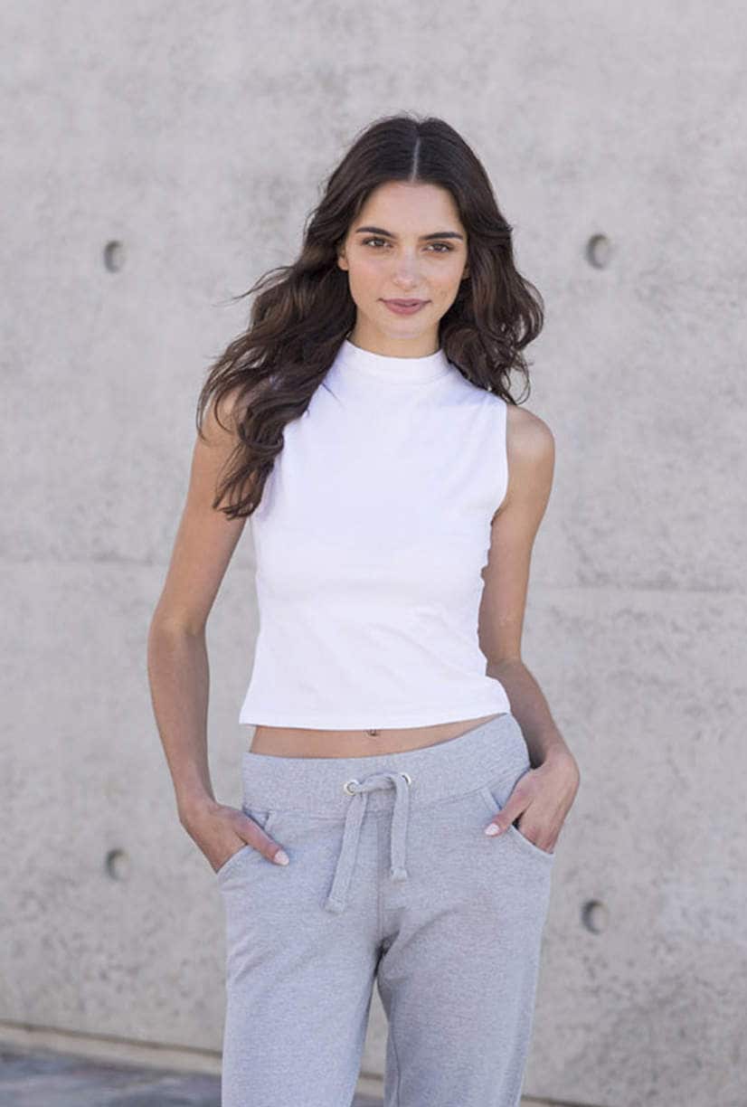Women´s High Neck Crop Vest