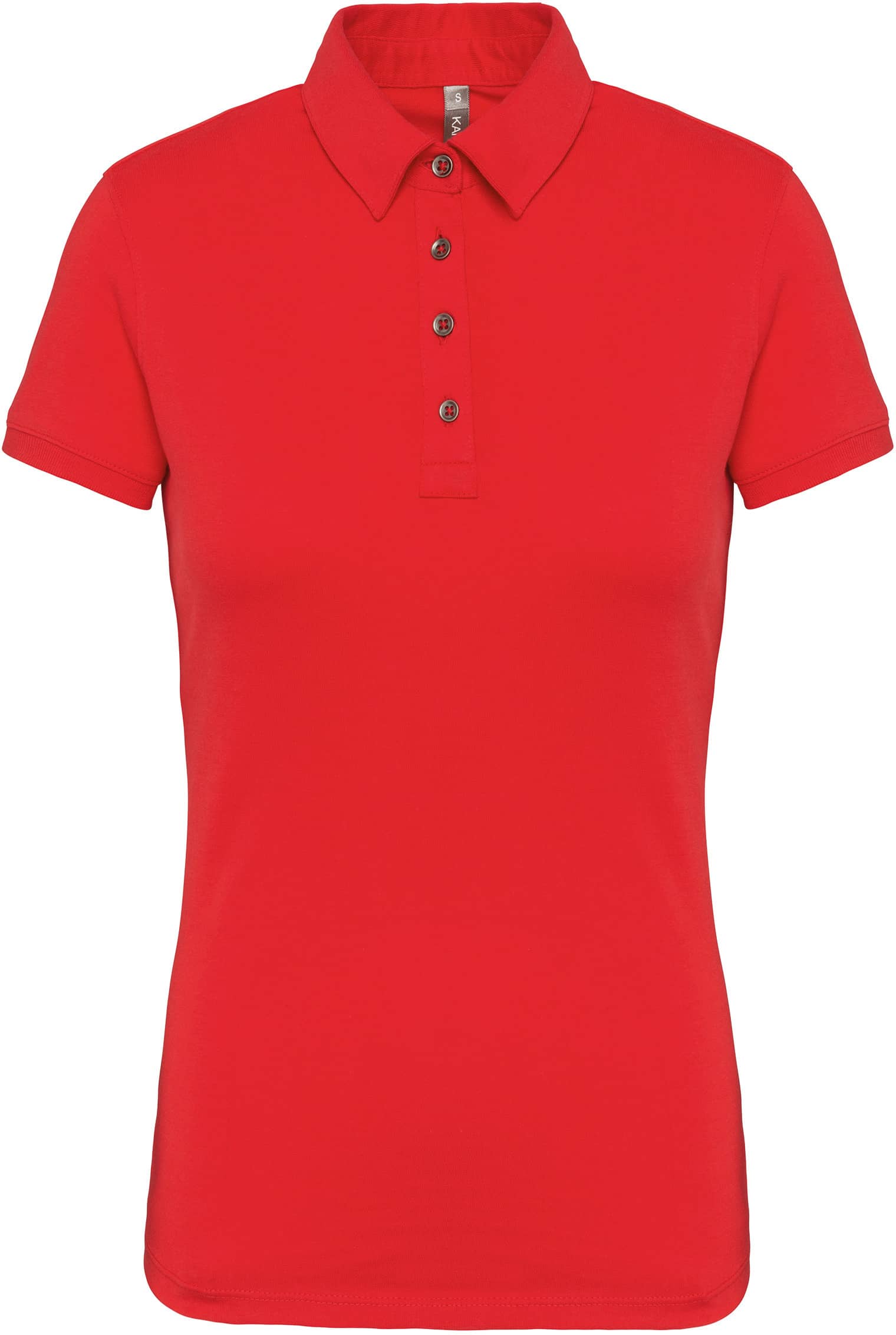 Jersey-Kurzarm-Polohemd für Damen