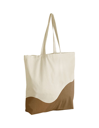 Organic Cotton Wave Print Maxi Bag