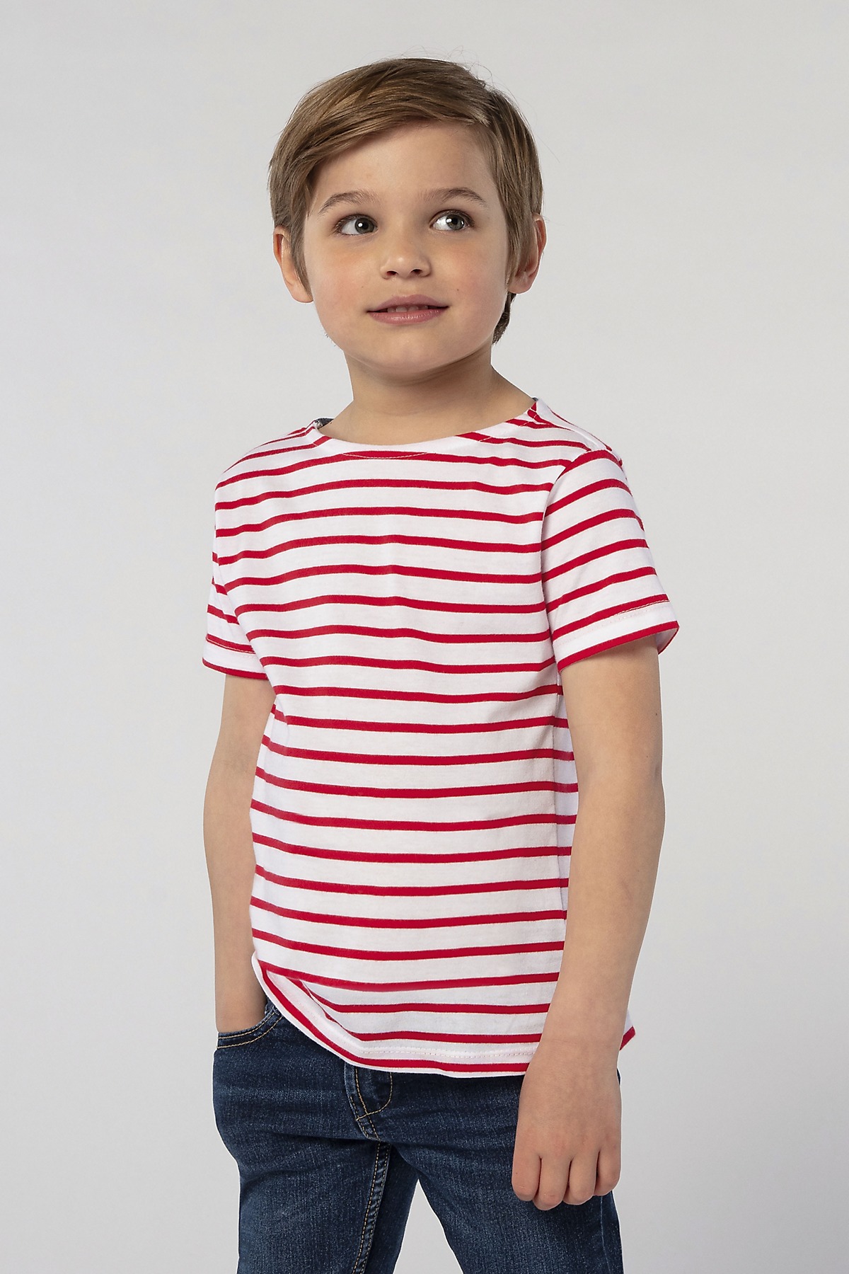 Kids´ Round Neck Striped T-Shirt Miles
