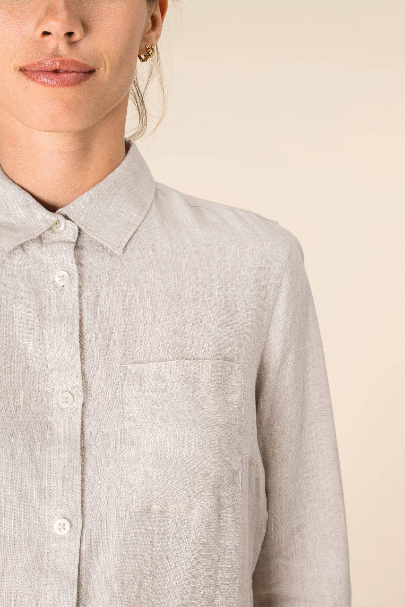 Leinen-Bluse für Damen