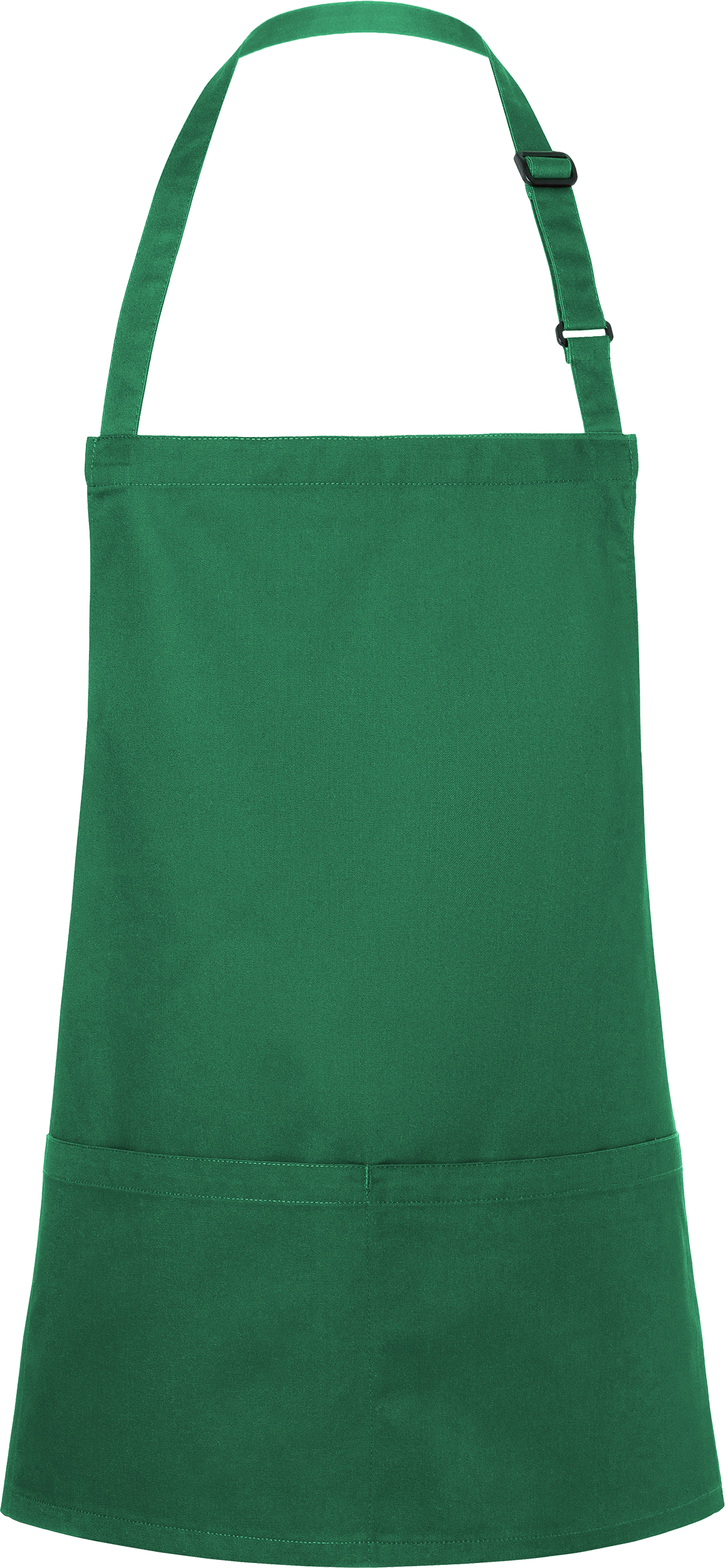 Kurze Latzschürze Basic mit Schnalle und Tasche