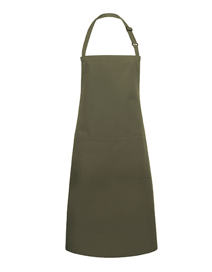 Übergrößen Latzschürze Basic mit Schnalle und Tasche