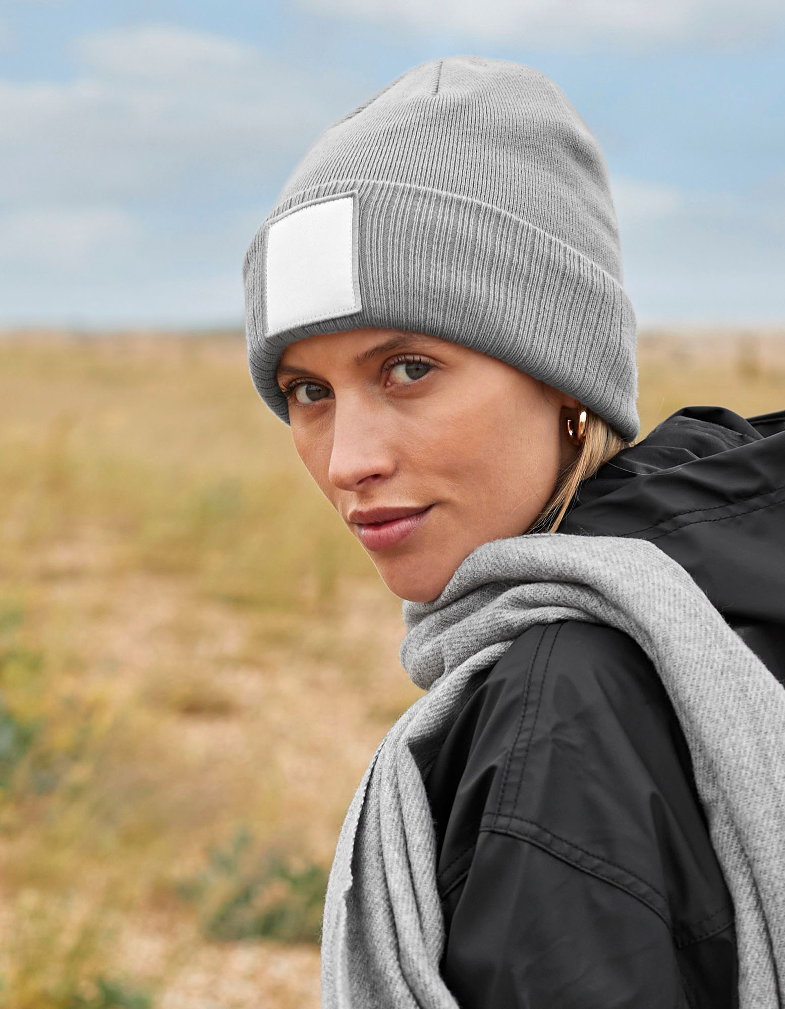Appliqué Patch Beanie