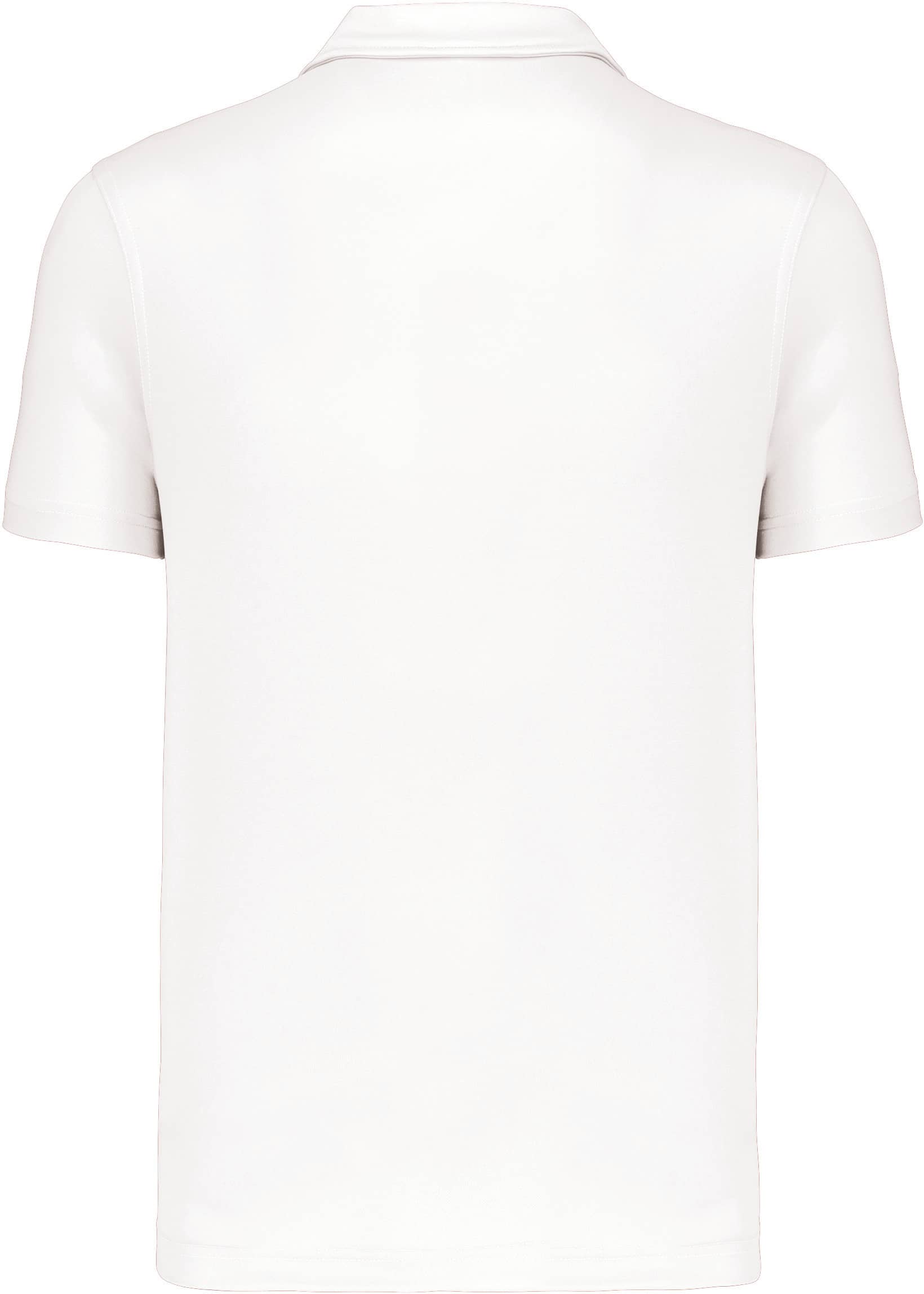 Herren Sport Funktions-Poloshirt - White
