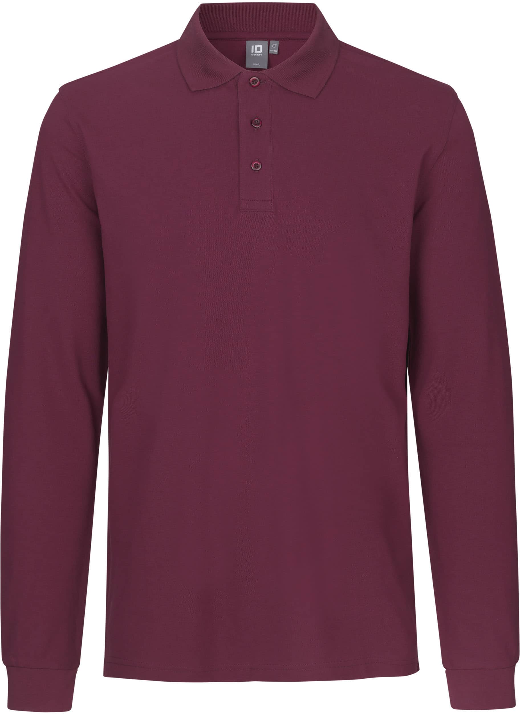 Langarm Stretch-Poloshirt 544